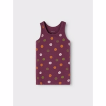 NAME IT 2-Pak Basis Tanktops Prune Purple